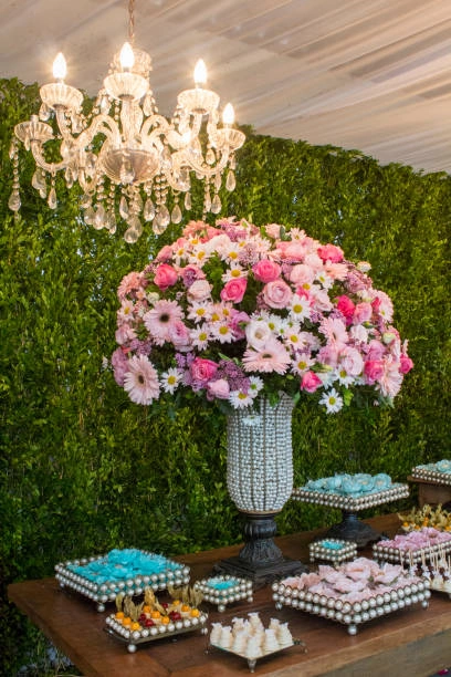 Decoração simples de aniversário de 15 anos
